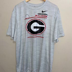 Nike Georgia Bulldogs UGA Football On-Field Player Shirt DB8280-100 Mens NEW